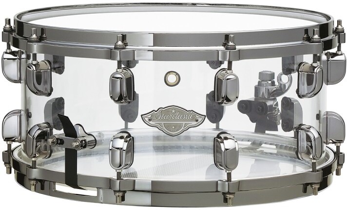 Tama Starclassic Mirage 6.5x14 Snare Drum - Crystal Ice - Redoblante - Main picture