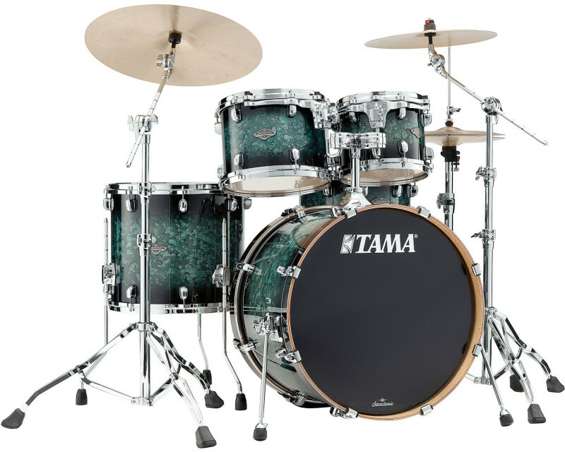 Tama Starclassic Performer 22 4 Futs - 4 FÛts - Molten Steel Blue Burst - Batería acústica rock - Main picture