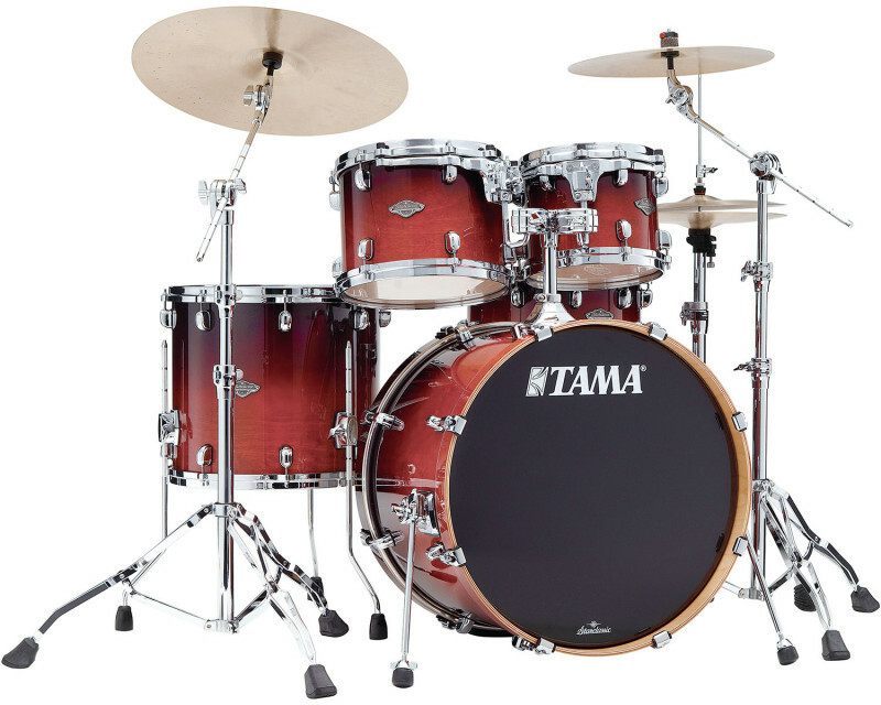 Tama Starclassic Performer 22 4 Futs - Dark Cherry Fade - Batería acústica rock - Main picture