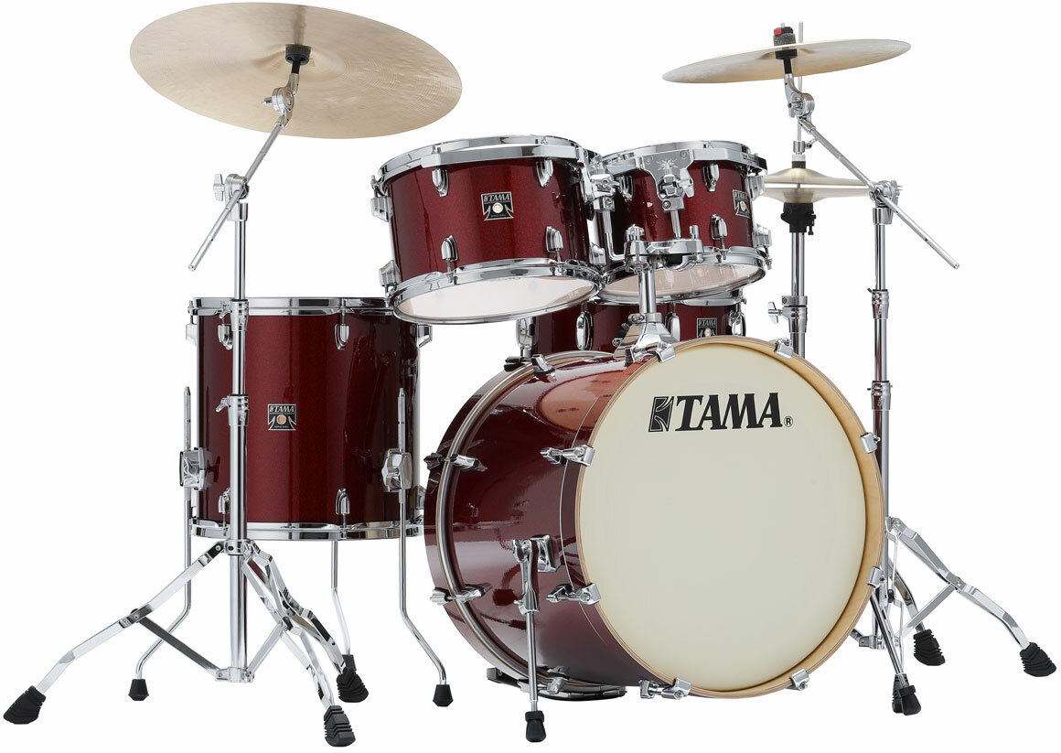 Tama Superstar Cl 5 Futs Shell Kit - 5 FÛts - Dark Red Sparkle - Batería acústica estándar - Main picture