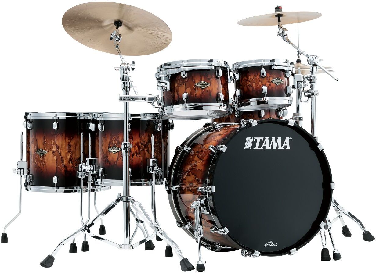 Tama Wbs52rzs-mbr Starclassic Walnut Birch 22 - 5 FÛts - Molten Brown Burst - Batería acústica estándar - Main picture