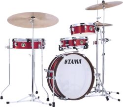 Batería acústica estándar Tama TAM CLUB-JAM PANCAKE 4PC SHELL KIT - Burnt Red Mist