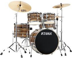 Batería acústica estándar Tama Imperialstar 20'' - 5 futs - Coffee teak wrap