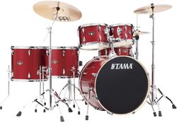 Batería acústica rock Tama Imperialstar 22'' - 6 piezas y más - Burnt red mist
