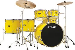 Batería acústica rock Tama Imperialstar 22'' - 6 piezas y más - Electric yellow