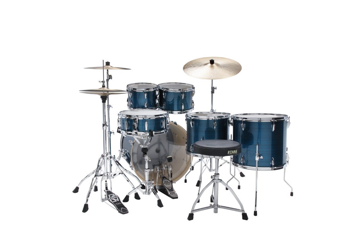 Tama Imperialstar 22'' - 6 FÛts Et + - Hairline Blue - Batería acústica rock - Variation 5