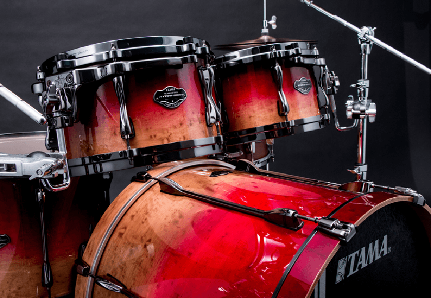 Tama Superstar Hyper-drive Limited Edition Ml52hlzbsg-fbf - Figured Ruby Fade - Batería acústica estándar - Variation 1