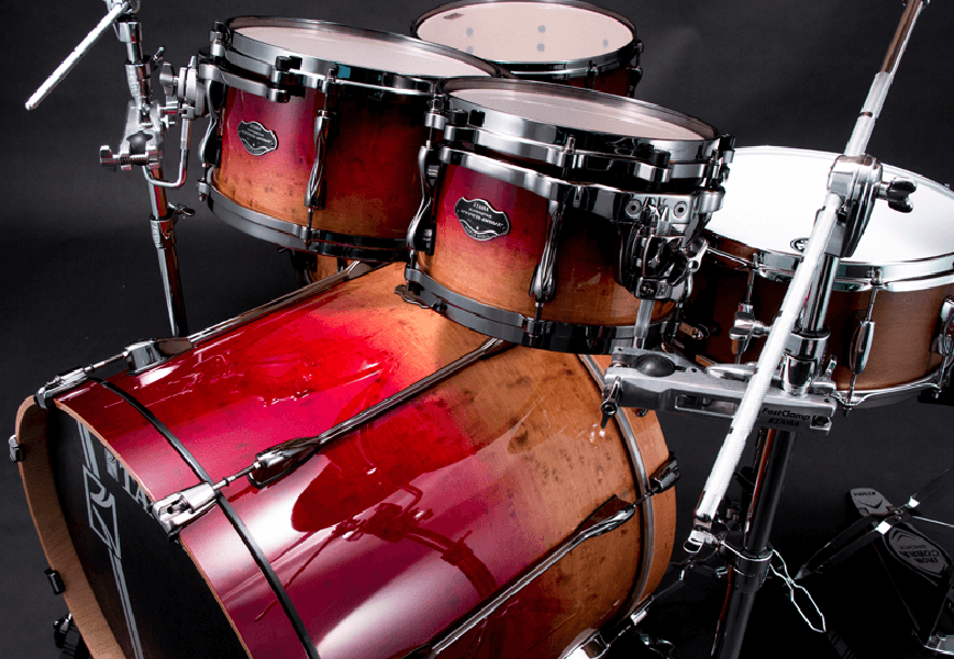 Tama Superstar Hyper-drive Limited Edition Ml52hlzbsg-fbf - Figured Ruby Fade - Batería acústica estándar - Variation 2