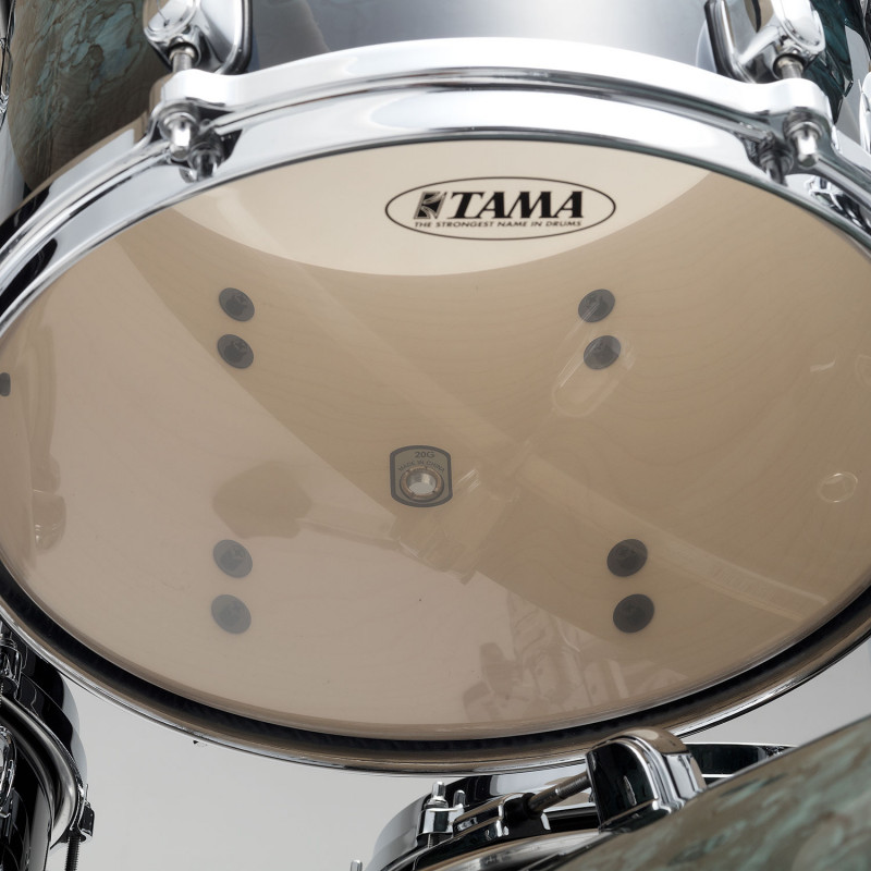 Tama Starclassic Performer 22 4 Futs - 4 FÛts - Molten Steel Blue Burst - Batería acústica rock - Variation 3