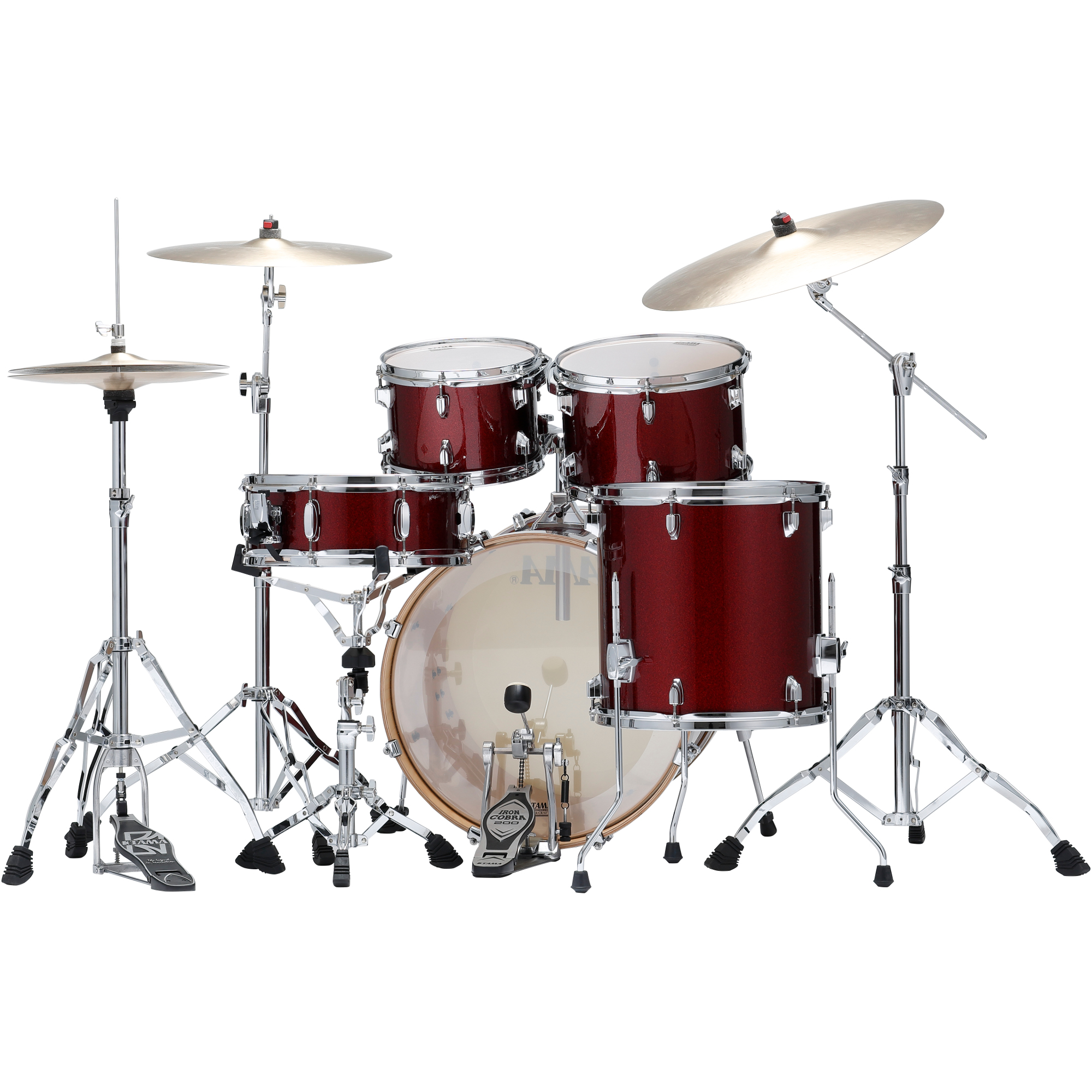 Tama Superstar Cl 5 Futs Shell Kit - 5 FÛts - Dark Red Sparkle - Batería acústica estándar - Variation 1