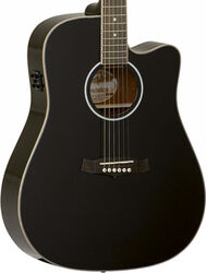 Guitarra folk Tanglewood TW28 SLBK CE Evolution V - Black