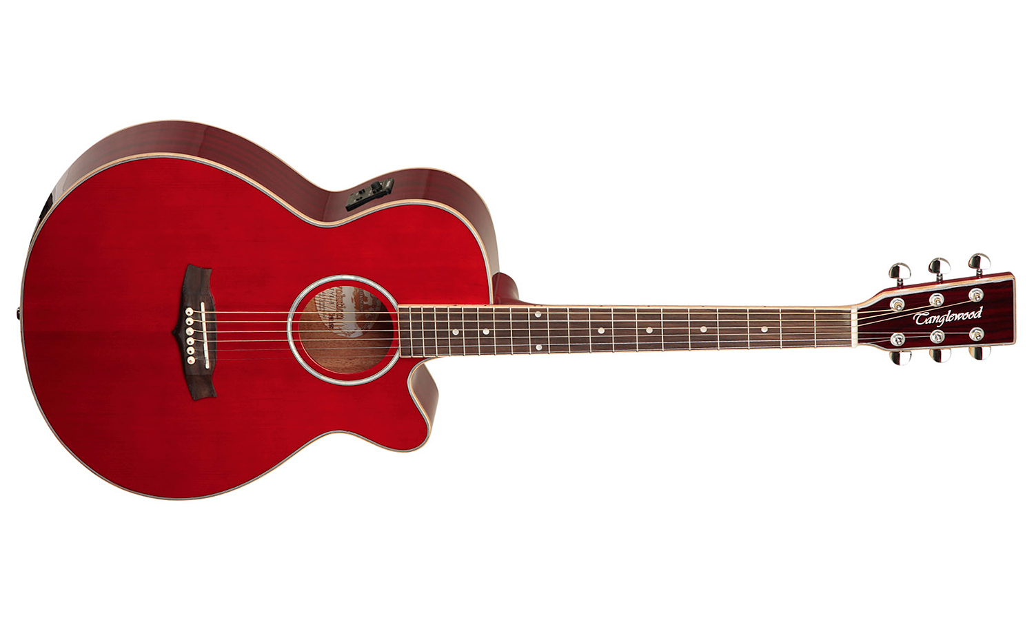 Tanglewood Tsf Ce R Evolution Iv Super Folk Cw Cedre Acajou Rw - Red - Guitarra electro acustica - Variation 1