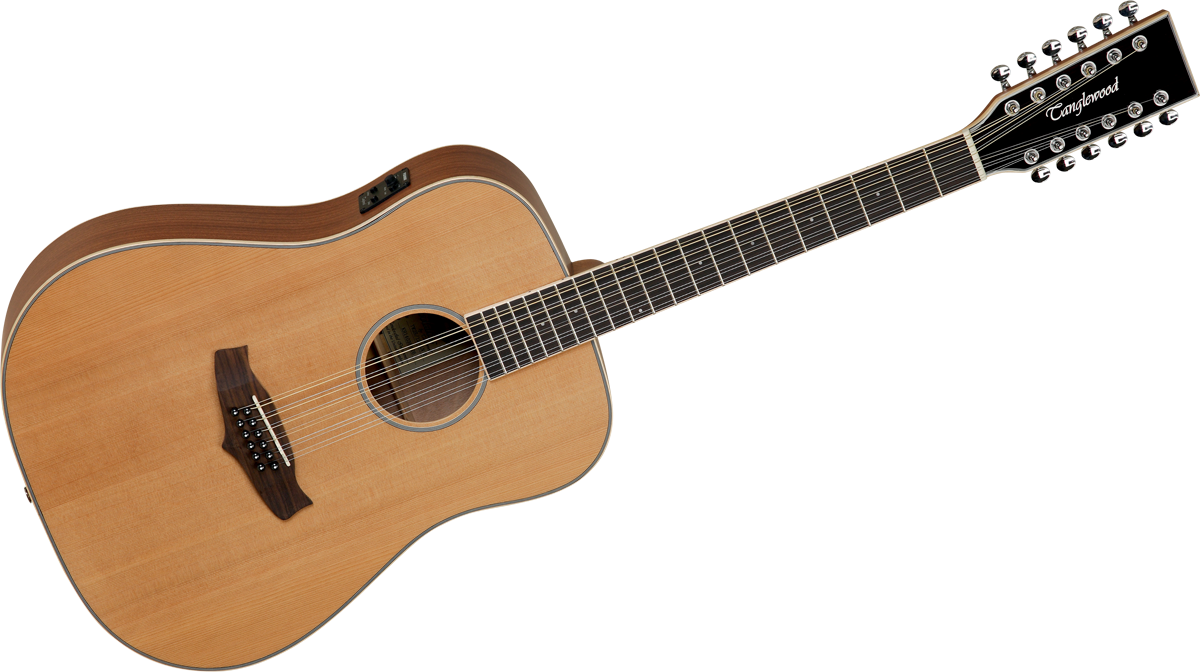 Tanglewood Tw28/12 Cln E Evolution V Dreadnought 12c Cedre Acajou - Naturel Satin - Guitarra acústica & electro - Variation 3