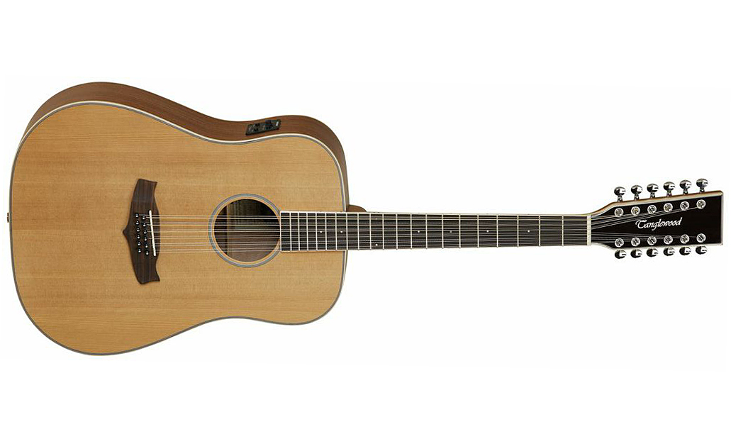 Tanglewood Tw28/12 Cln E Evolution V Dreadnought 12c Cedre Acajou - Naturel Satin - Guitarra acústica & electro - Variation 1