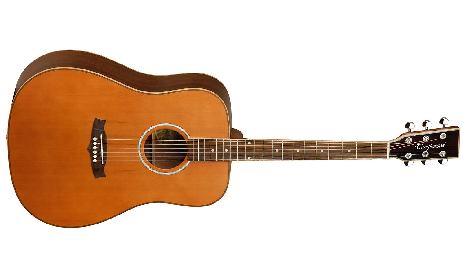 Tanglewood Tw28 Csn Evolution Dreadnought Cedre Acajou - Natural - Guitarra acústica & electro - Variation 1