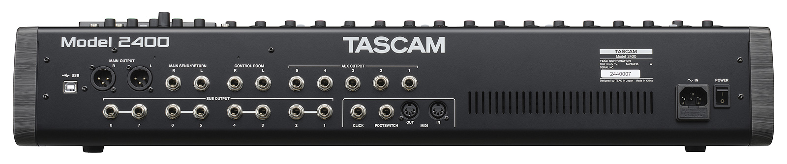 Tascam Model 2400 - Mesa de mezcla analógica - Variation 6
