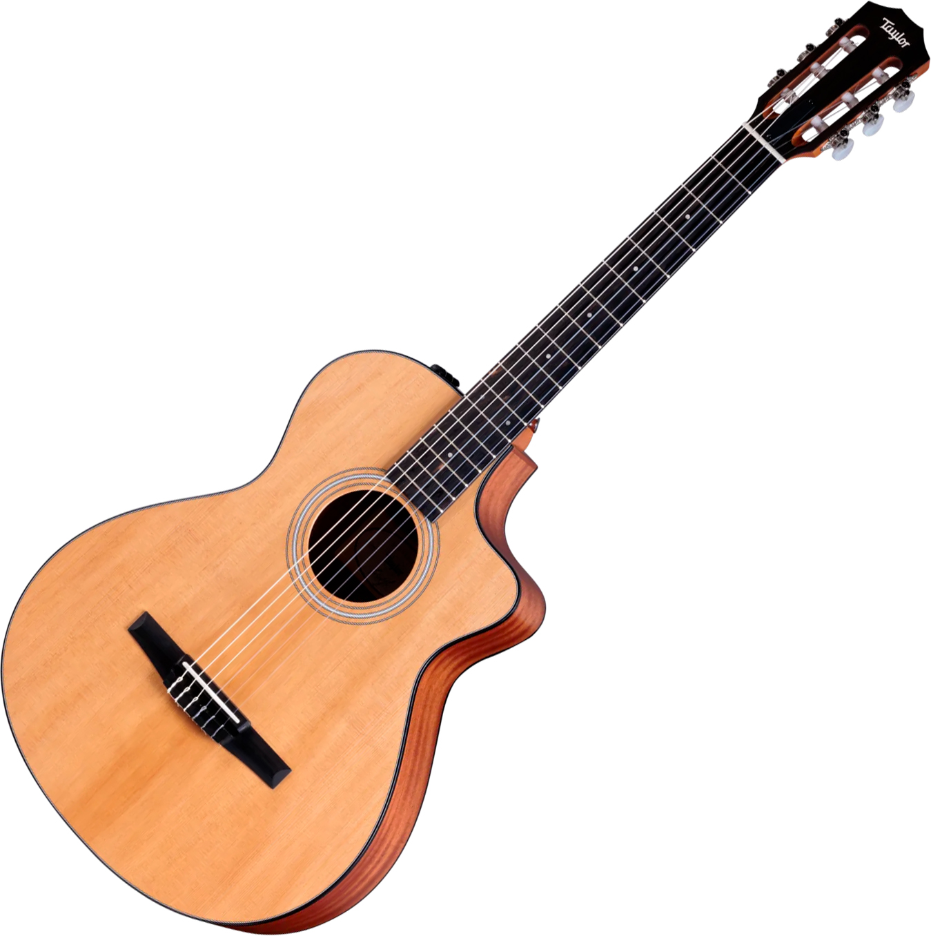 Taylor 112ce-n Grand Concert Cw Nylon Epicea Sapele Eb Esn - Natural Matte - Guitarra clásica 4/4 - Variation 7