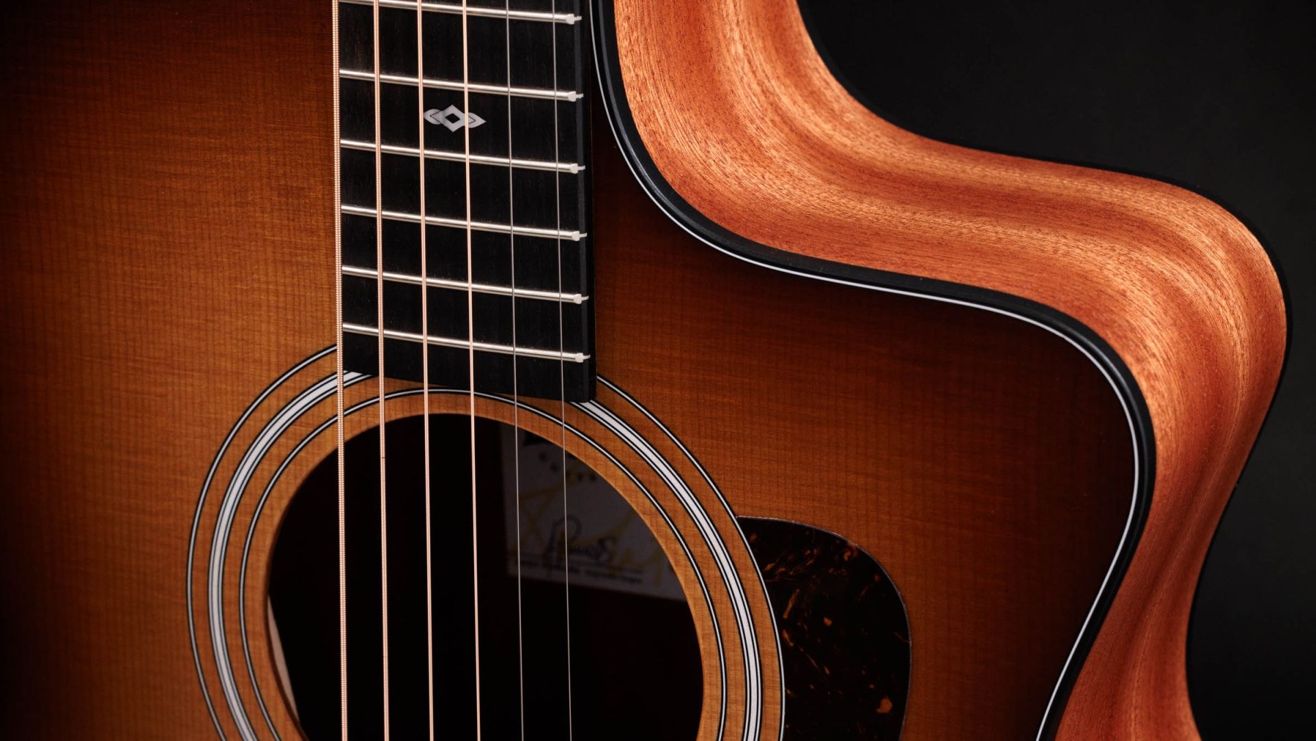 Taylor 114ce Seb Sunset Blvd Grand Auditorium Cw Epicea Sapele Eb Es2 - Shaded Edgeburst Top - Guitarra folk - Variation 2