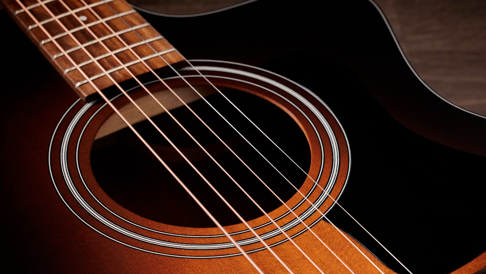 Taylor 114ce Special Edition Grand Auditorium Cw Epicea Sapele Euc Es2 - Dark Tobacco Edgeburst Top - Guitarra folk - Variation 3