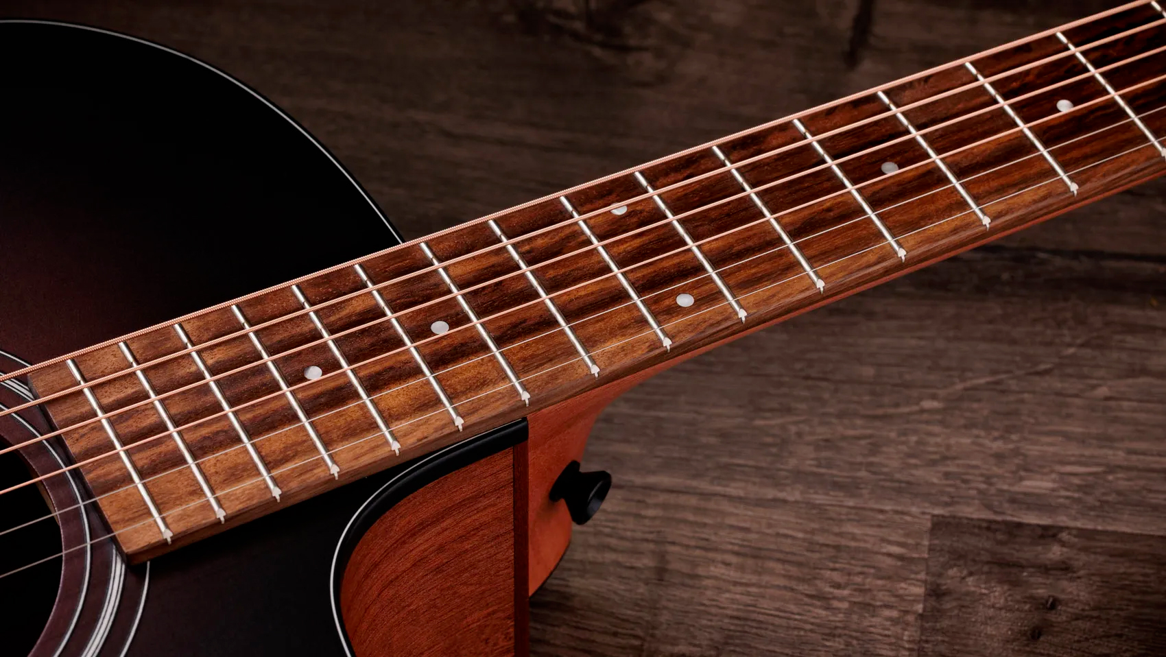 Taylor 114ce Special Edition Grand Auditorium Cw Epicea Sapele Euc Es2 - Dark Tobacco Edgeburst Top - Guitarra folk - Variation 4