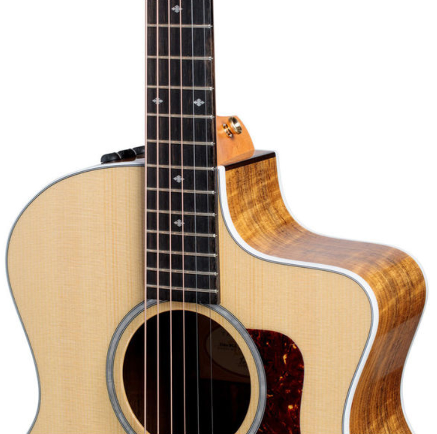 Taylor 214ce-fo Dlx Grand Auditorium Cw Epicea Ovangkol Es2 - Natural - Guitarra electro acustica - Variation 2