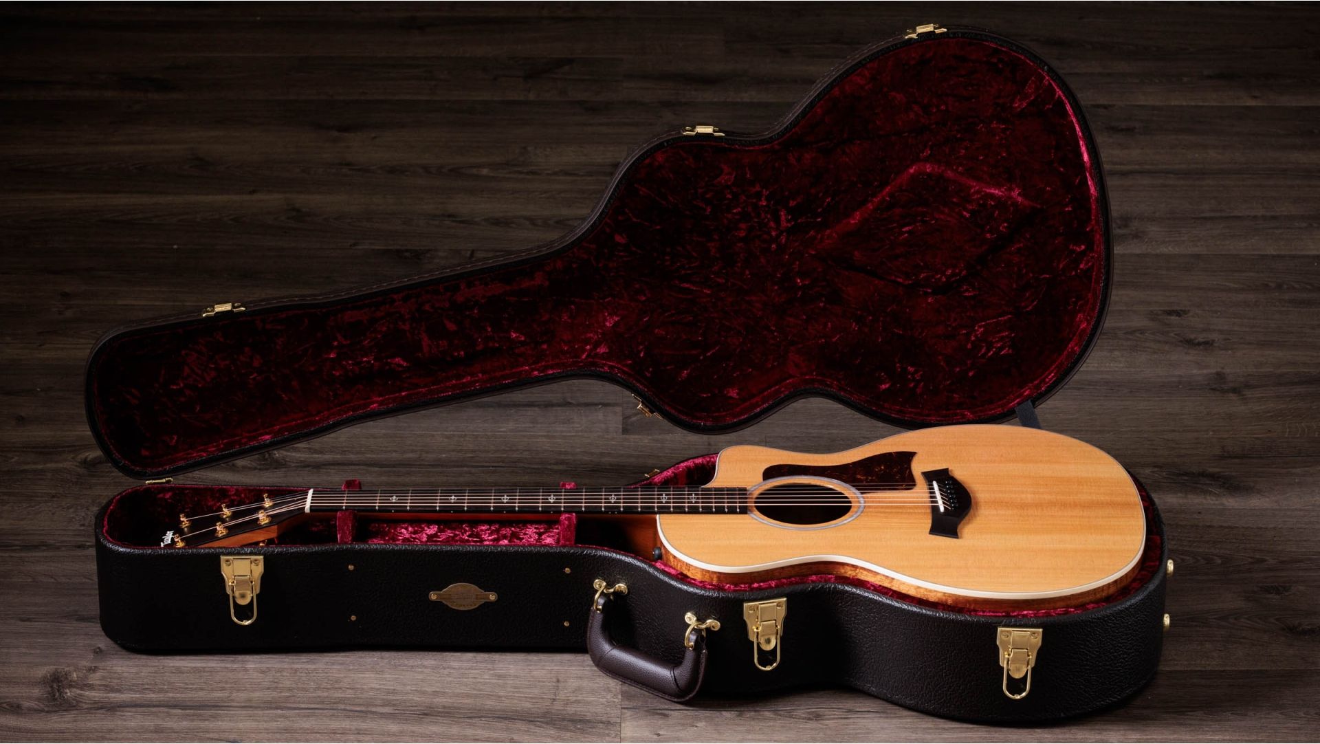 Taylor 214ce-k Dlx Grand Auditorium Cw Epicea Koa Eb Es2 - Natural - Guitarra folk - Variation 7