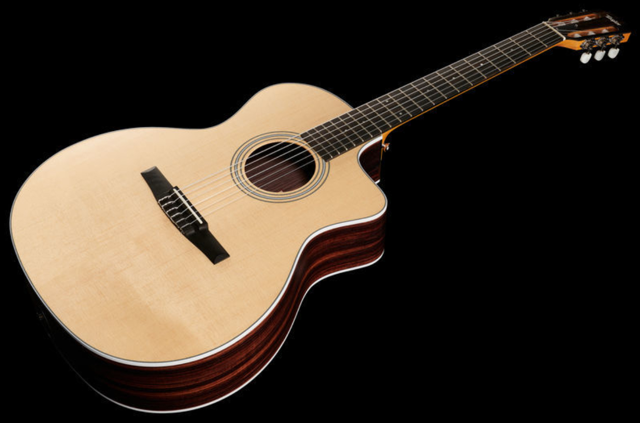 Taylor 214ce-n Grand Auditorium Cw Epicea Palissandre Eb Esn - Natural - Guitarra clásica 4/4 - Variation 2