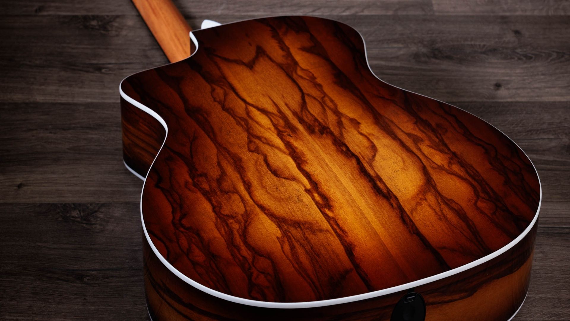 Taylor 214ce Plus Special Edition Grand Auditorium Cw Epicea African Ziricote Eb Es2 - Shaded Edge Burst - Guitarra folk - Variation 4