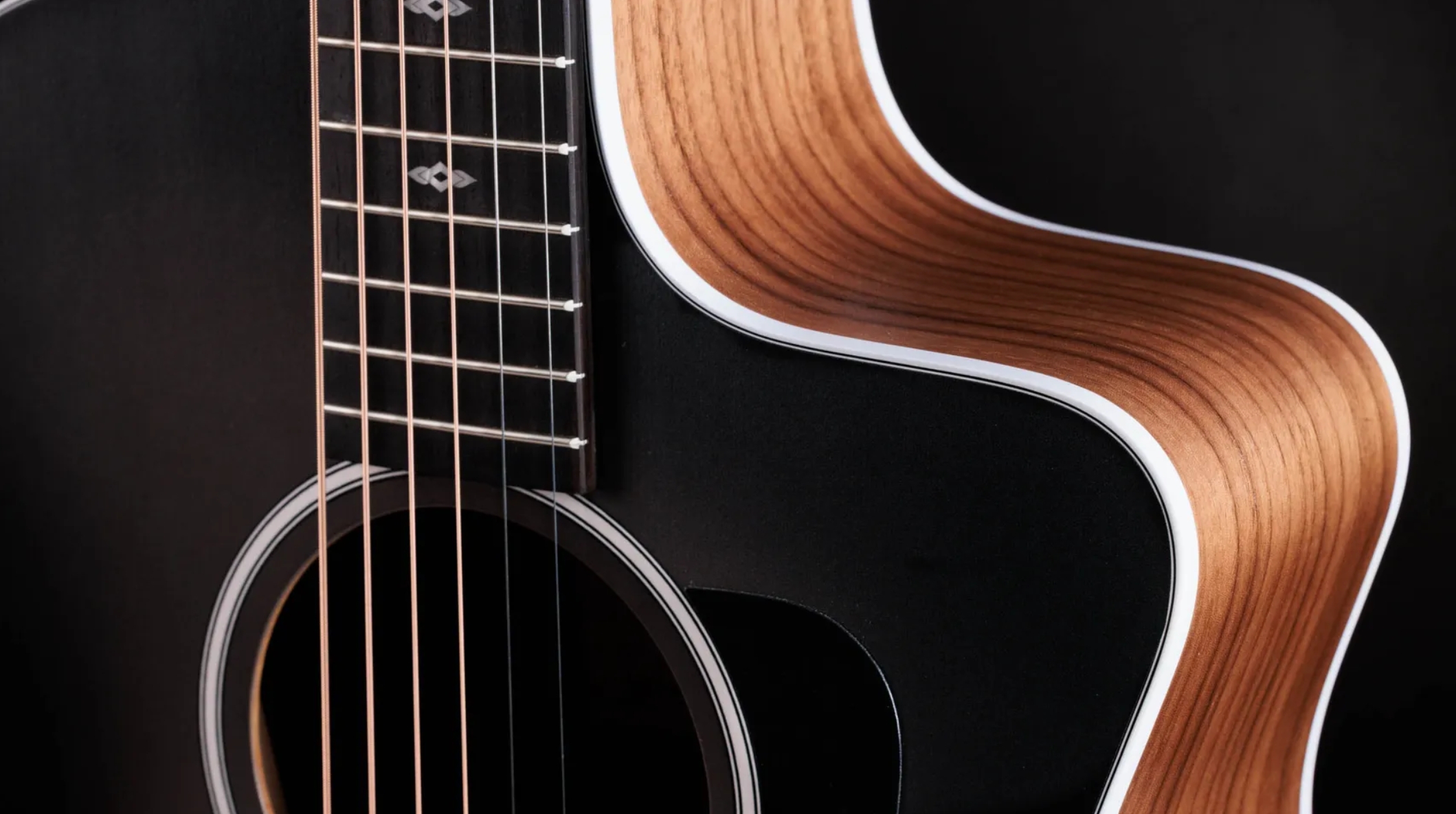 Taylor 214ce Sunset Blvd Mex Grand Auditorium Cw Epicea Noyer Eb Es2 - Eclipse Burst - Guitarra folk - Variation 2
