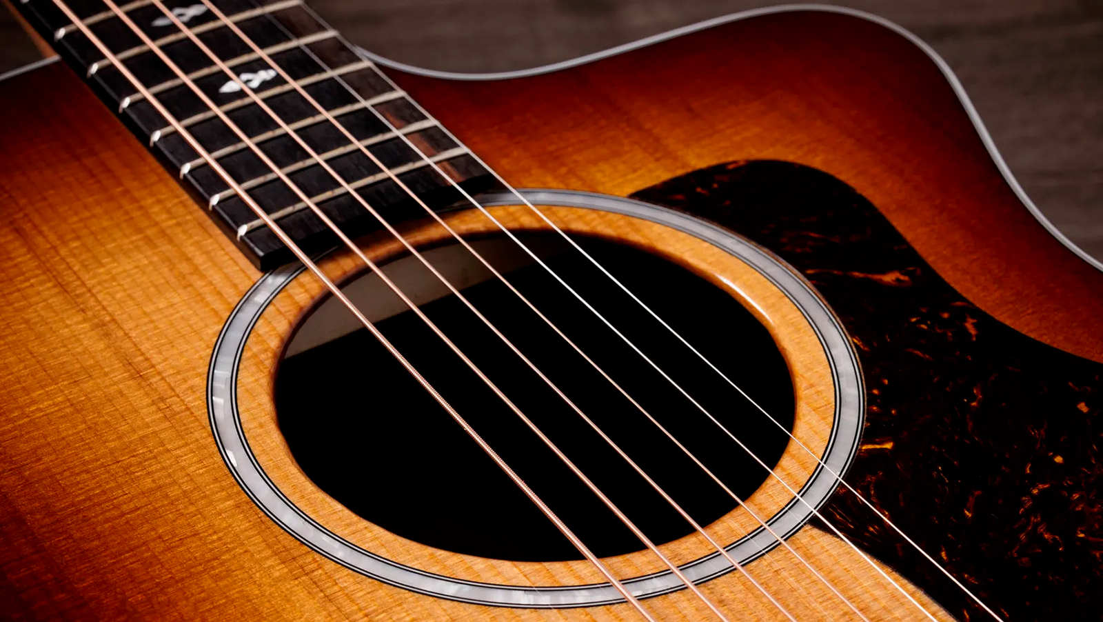 Taylor 214ce Sunset Blvd Mex Grand Auditorium Cw Epicea Noyer Eb Es2 - Shaded Edgeburst Top - Guitarra folk - Variation 3