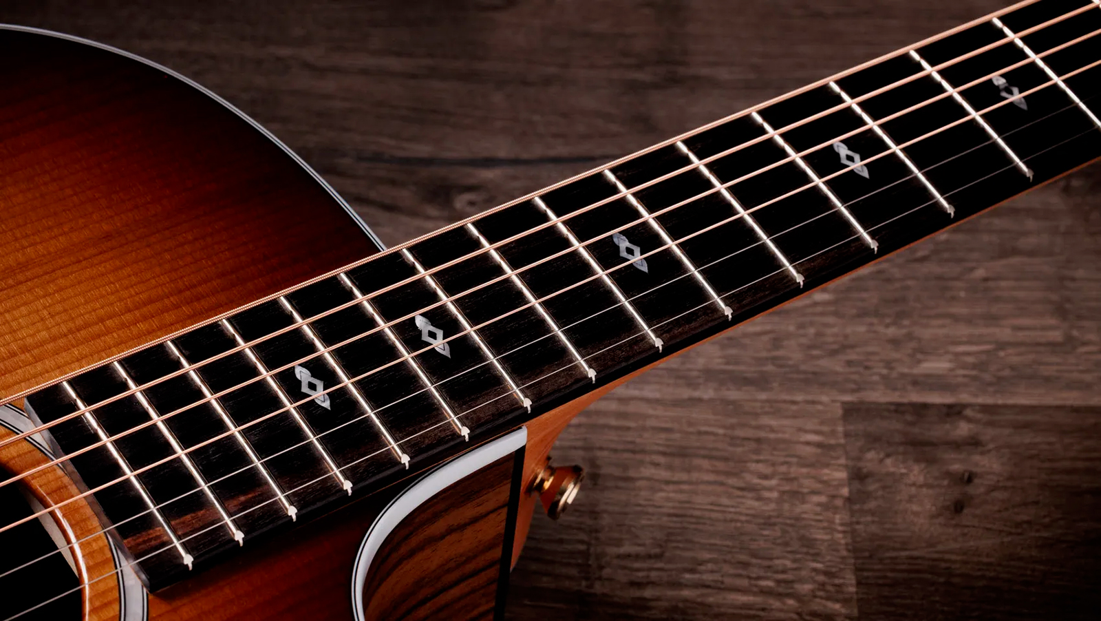 Taylor 214ce Sunset Blvd Mex Grand Auditorium Cw Epicea Noyer Eb Es2 - Shaded Edgeburst Top - Guitarra folk - Variation 4