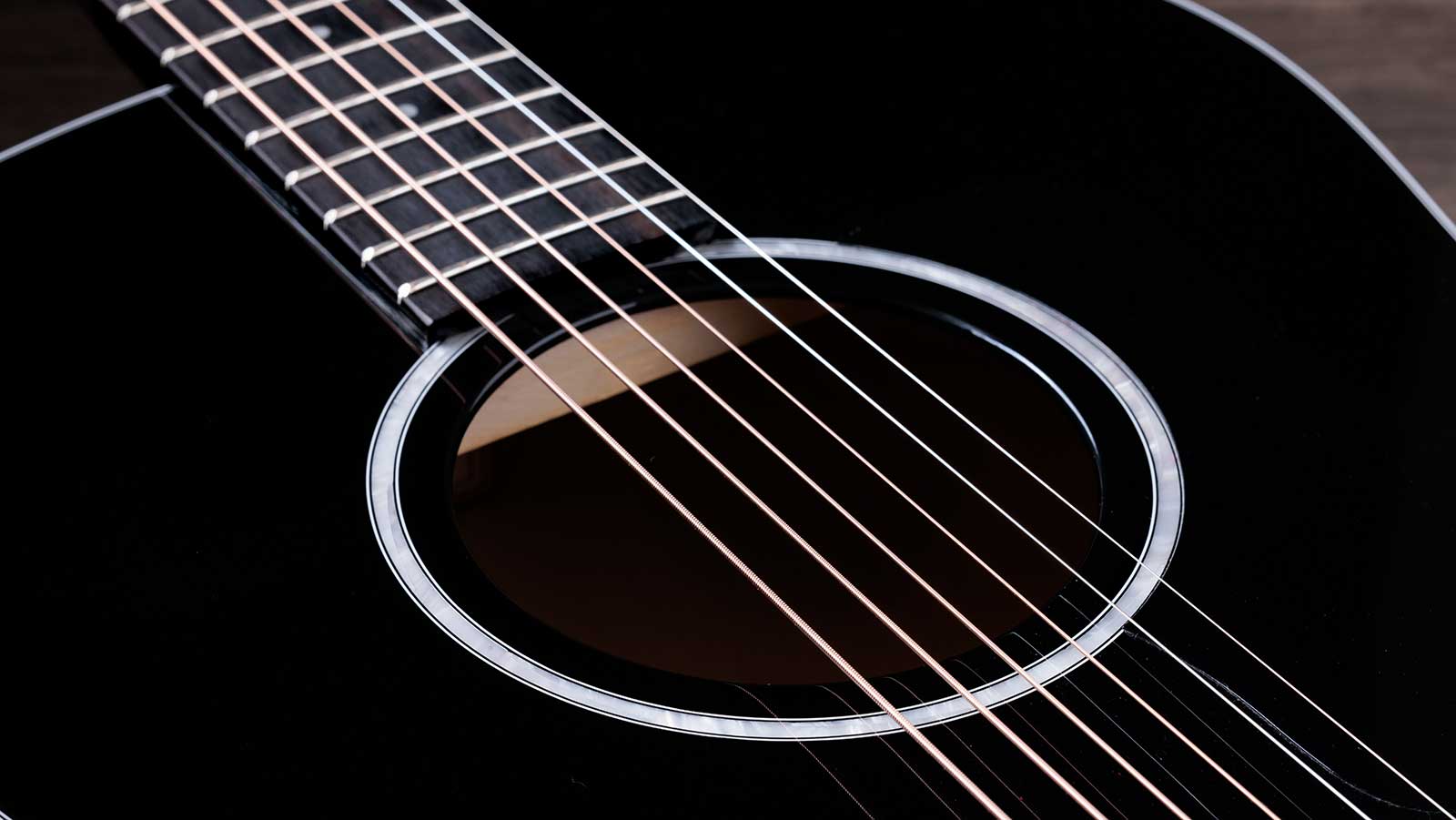 Taylor 217e-blk Plus Grand Pacific Epicea Erable Eb - Black - Guitarra folk - Variation 2