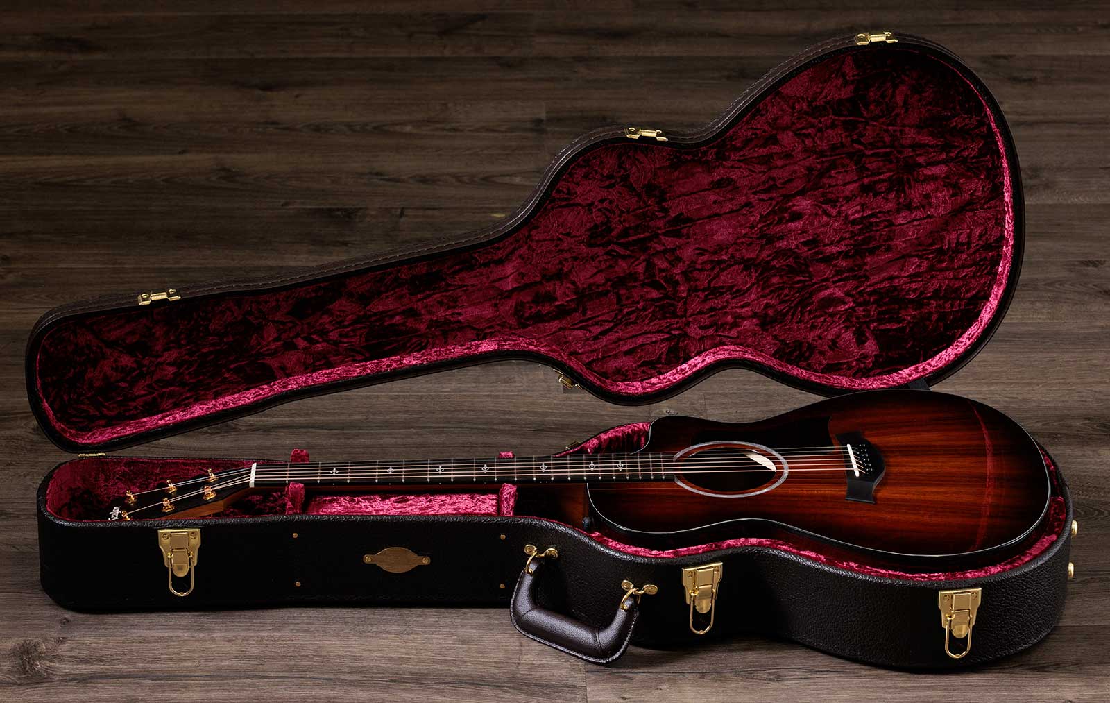 Taylor 222ce-k Dlx 2024 Grand Concert Cw Tout Koa Eb Es2 - Shaded Edgeburst - Guitarra folk - Variation 5