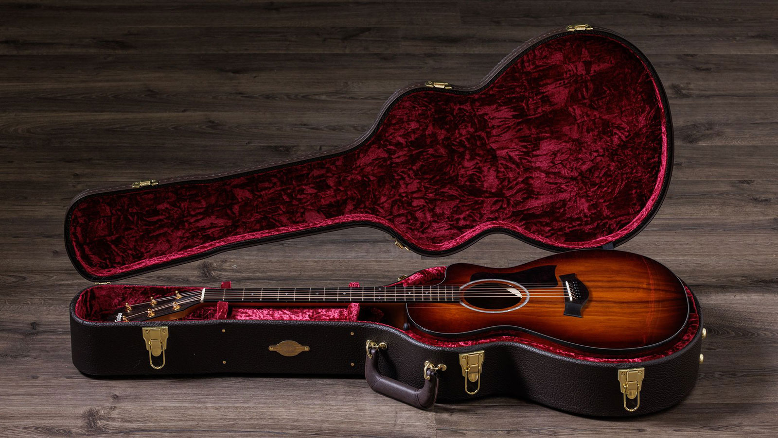 Taylor 222ce-k Dlx Grand Concert Cw Tout Koa Eb Es2 - Shaded Edgeburst - Guitarra electro acustica - Variation 5