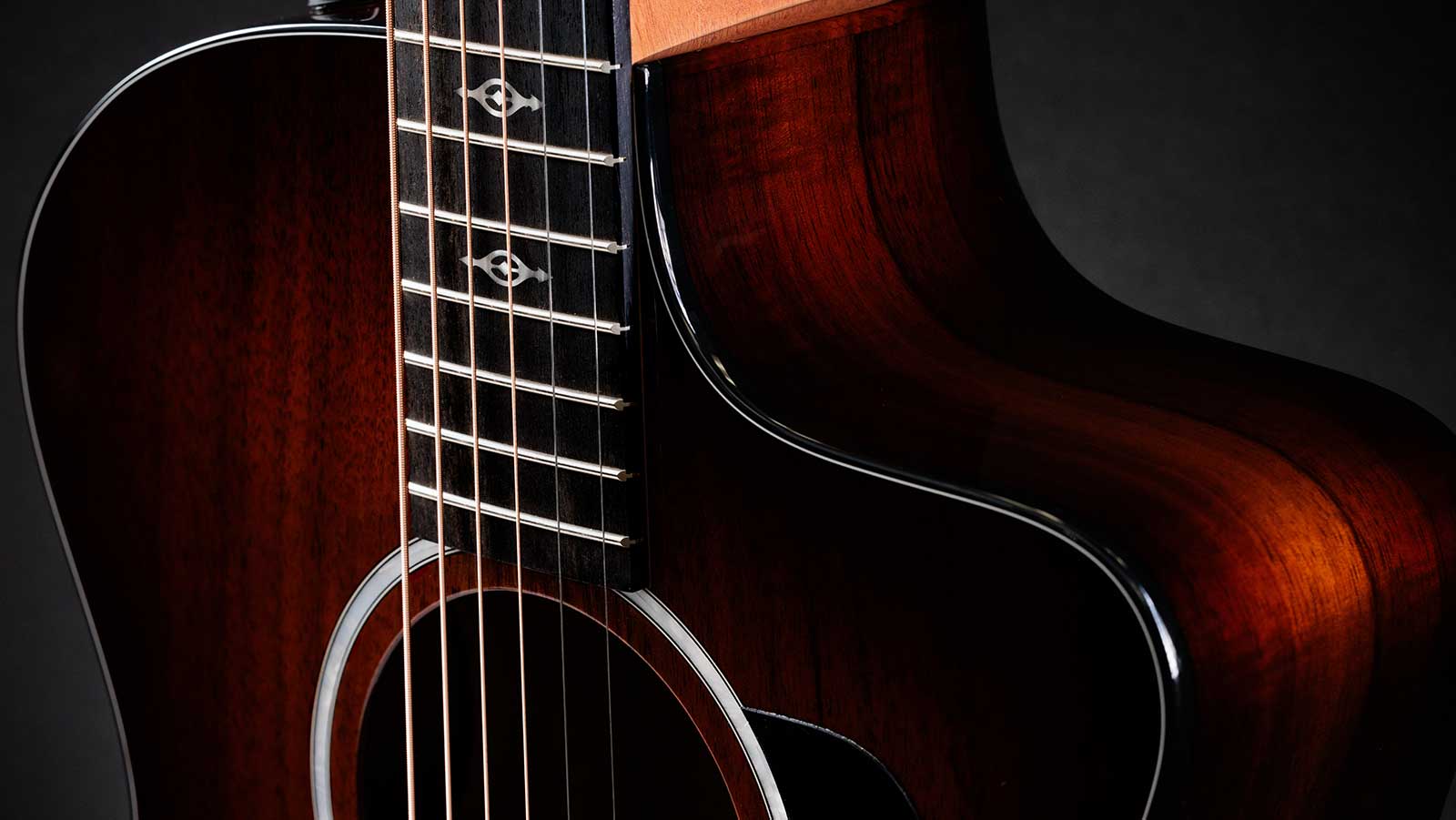 Taylor 224ce-k Dlx Grand Auditorium Cw Tout Koa Es2 - Shaded Edgeburst - Guitarra folk - Variation 2