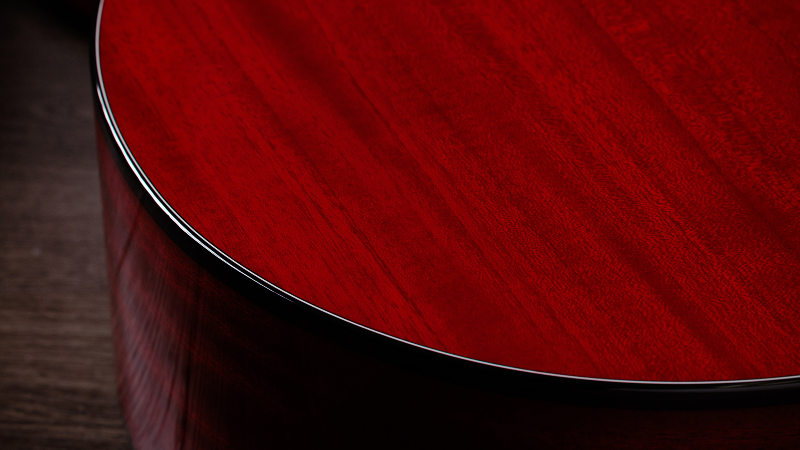 Taylor 224ce Plus Special Edition Grand Auditorium Cw Acajou Sapele Eb Es2 - Trans Red - Guitarra folk - Variation 5