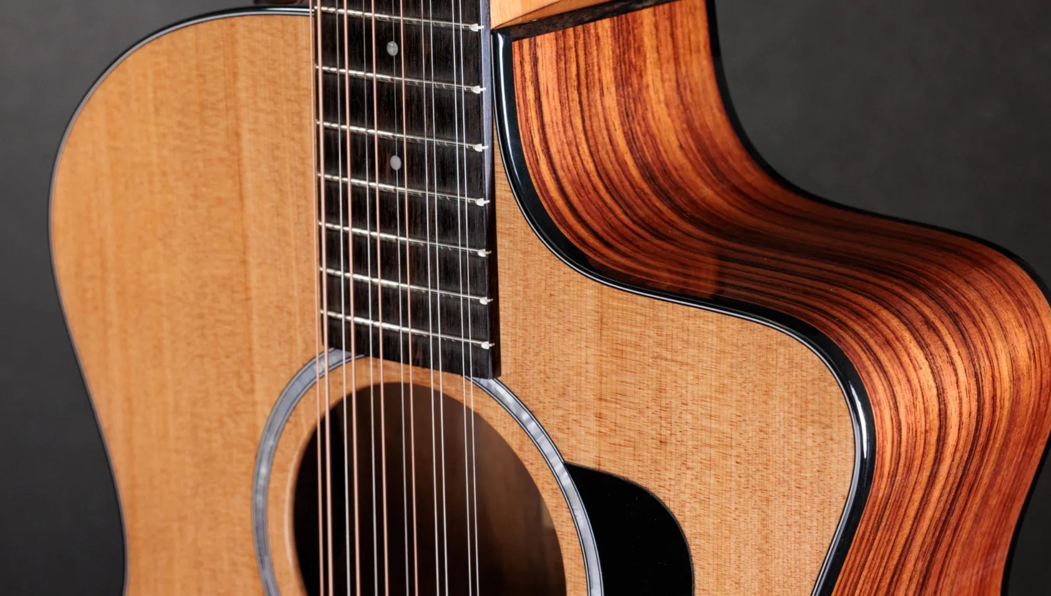 Taylor 254ce Plus Grand Auditorium Cw 12c Epicea Noyer Eb Es2 - Natural - Guitarra folk - Variation 4