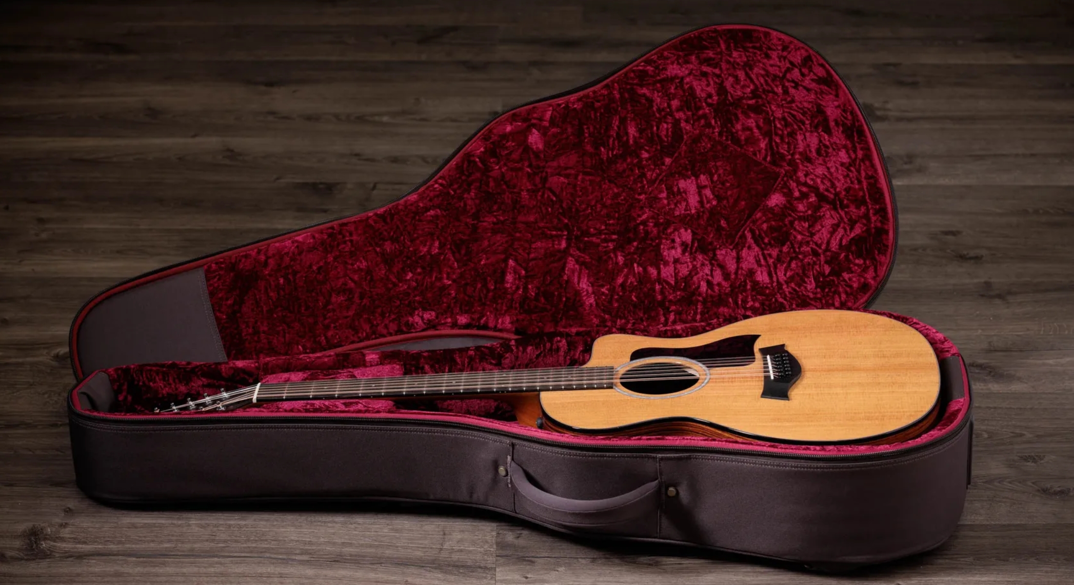 Taylor 254ce Plus Grand Auditorium Cw 12c Epicea Noyer Eb Es2 - Natural - Guitarra folk - Variation 8