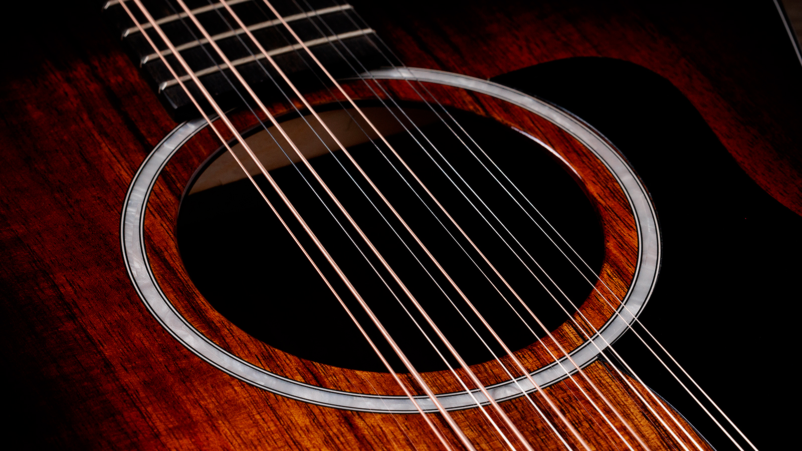 Taylor 264ce-k Dlx Grand Auditorium Cw 12c Tout Koa Eb Es2 - Shaded Edge Burst - Guitarra folk - Variation 4