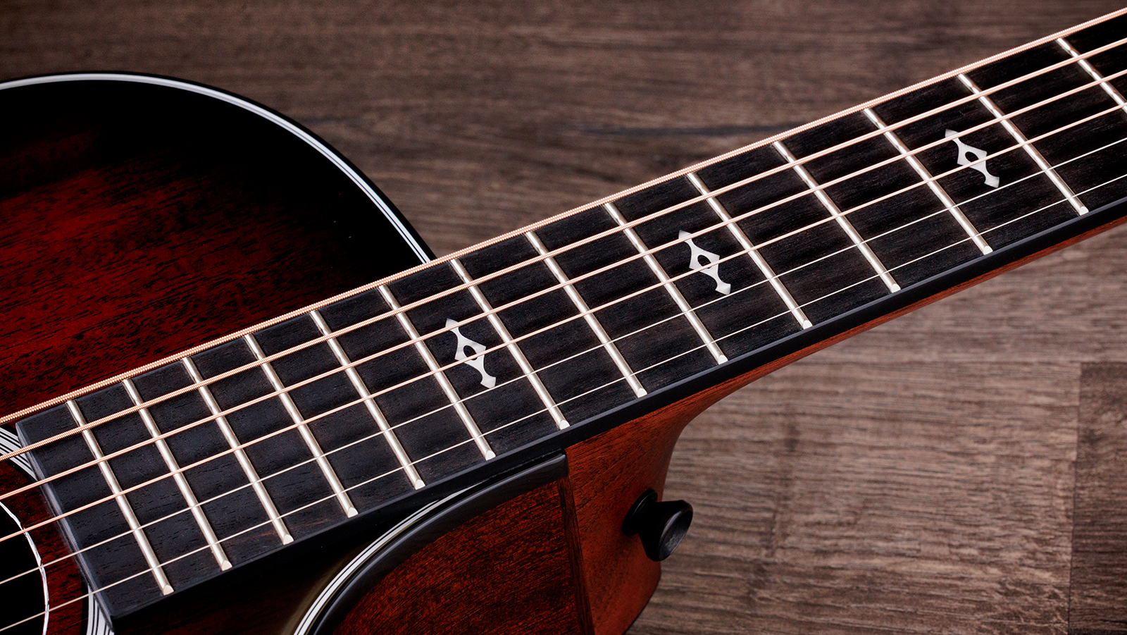 Taylor 322ce Next Gen. Grand Concert Cw Shsc Acajou Sapele Eb Claria - Medium Brown Stain - Guitarra folk - Variation 3