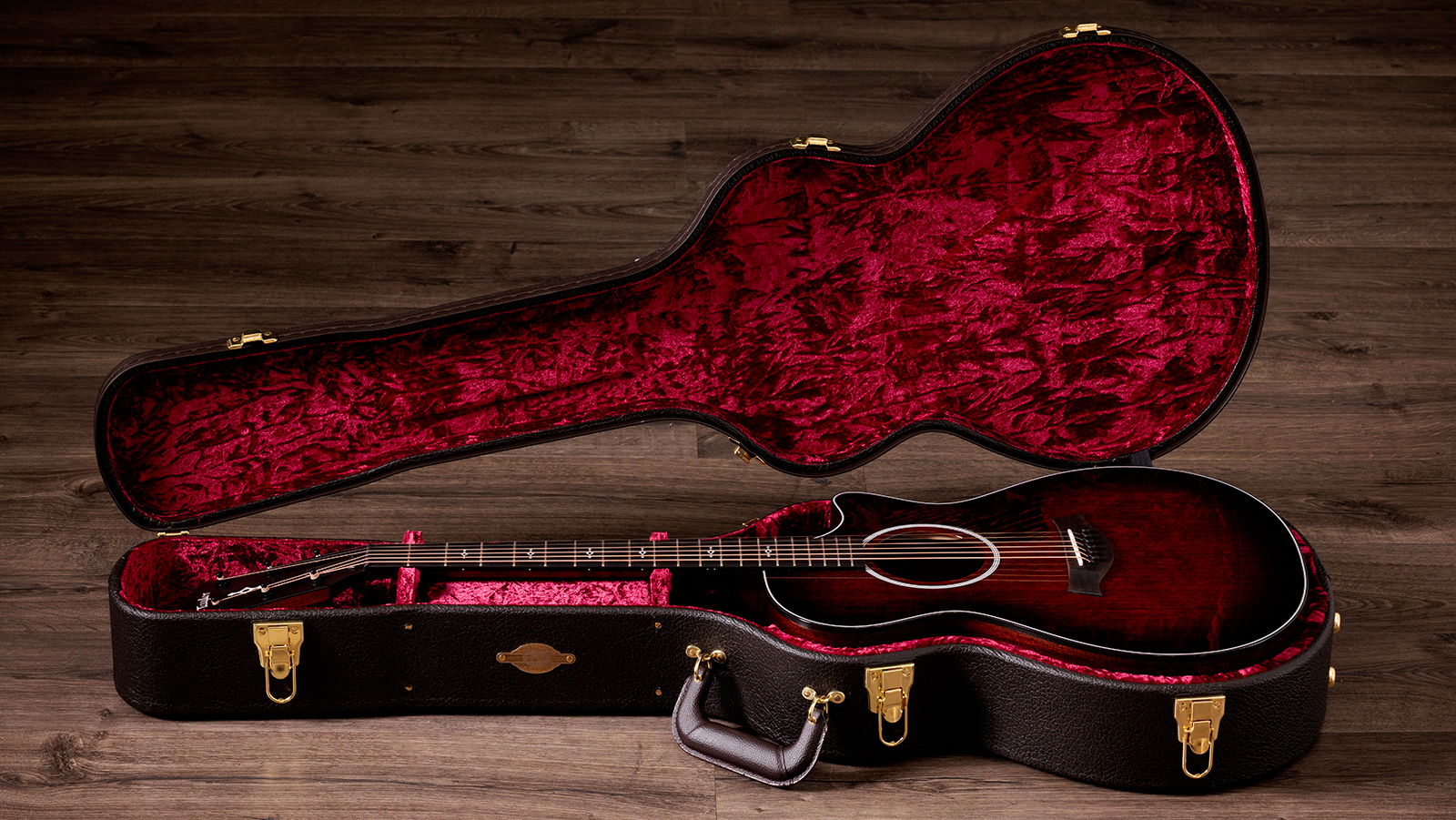 Taylor 322ce Next Gen. Grand Concert Cw Shsc Acajou Sapele Eb Claria - Medium Brown Stain - Guitarra folk - Variation 7