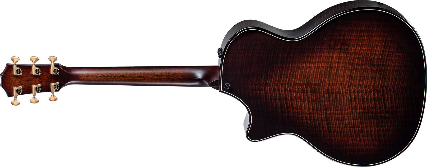Taylor 324ce Tropical Mahogany Lh Grand Auditorium Cw Gaucher Tout Acajou Eb Es2 - Shaded Edge Burst - Guitarra folk - Variation 1