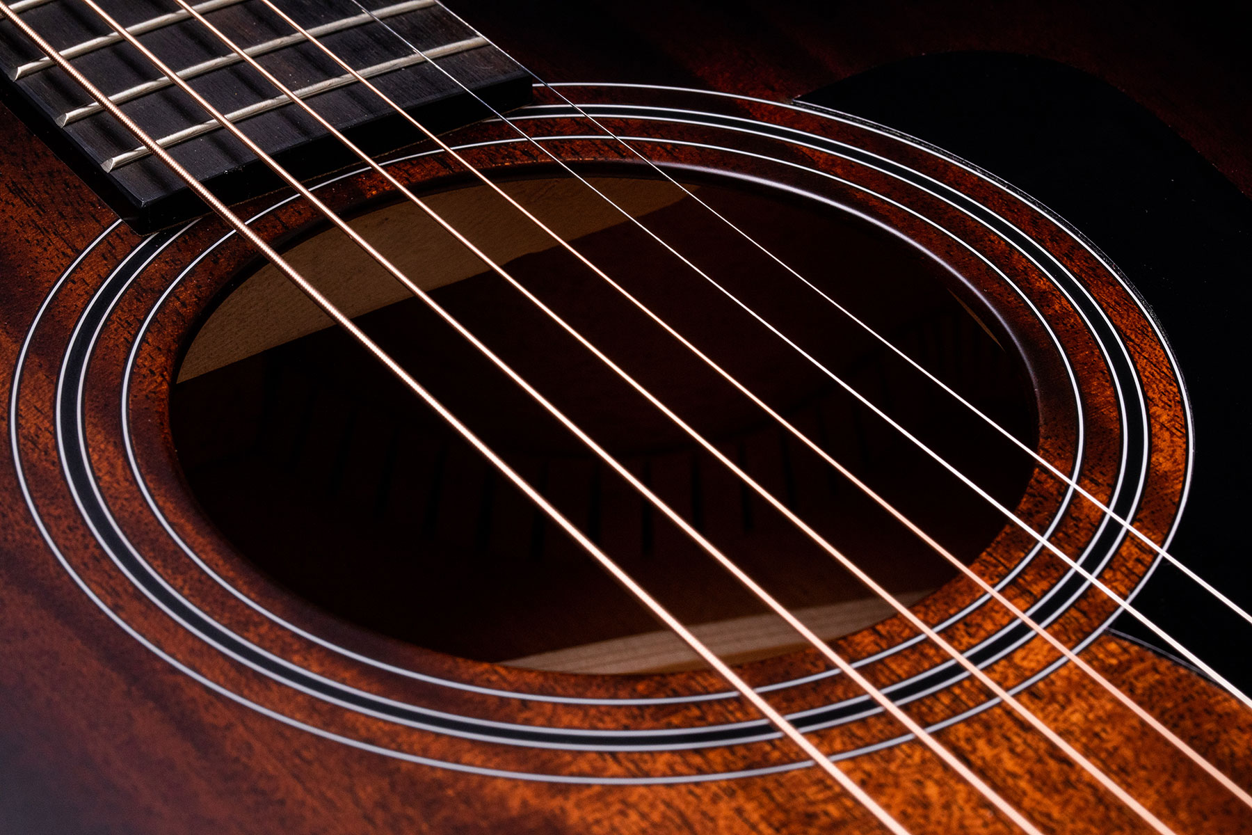 Taylor 324ce Tropical Mahogany Lh Grand Auditorium Cw Gaucher Tout Acajou Eb Es2 - Shaded Edge Burst - Guitarra folk - Variation 3
