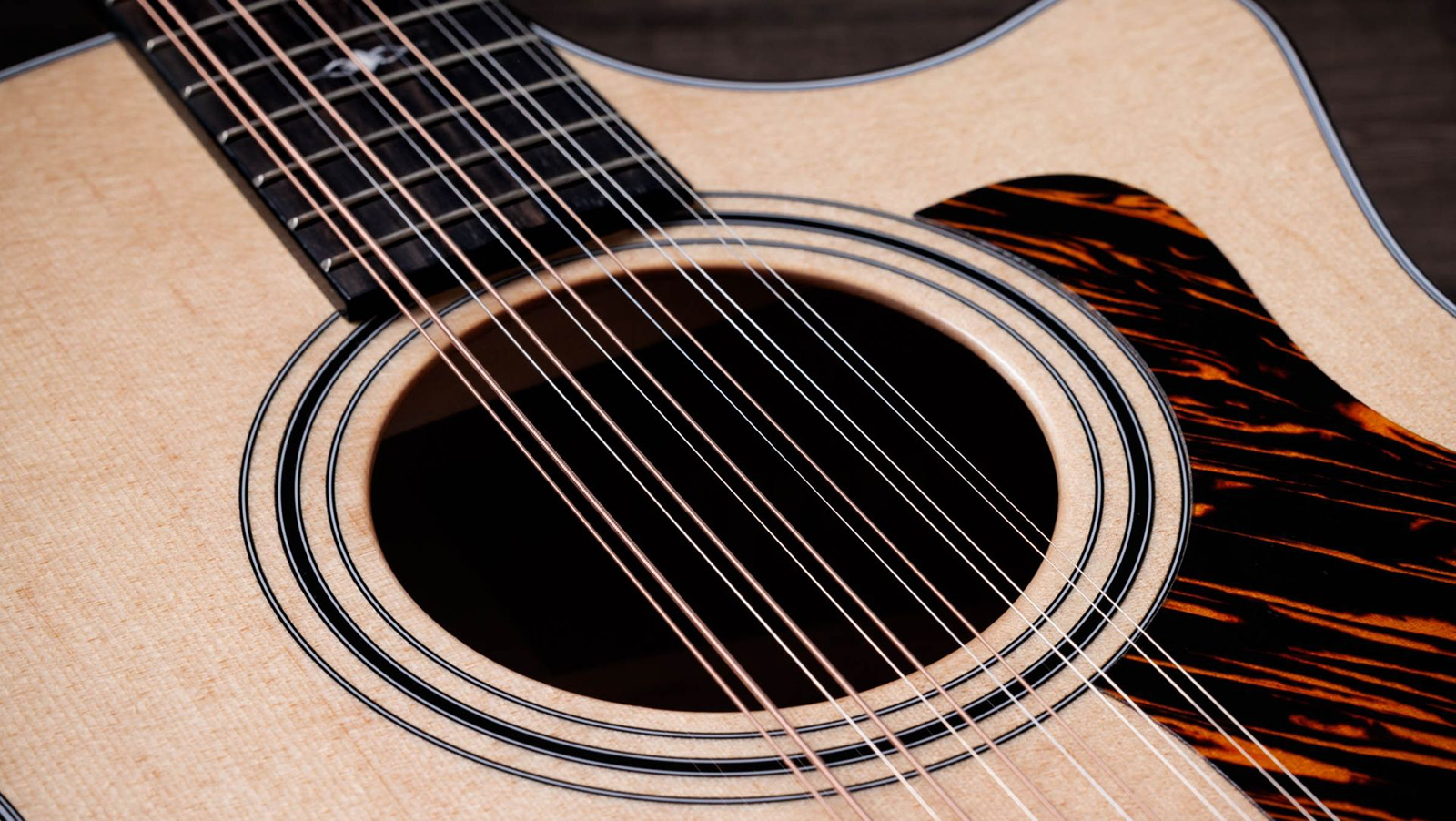 Taylor 354ce Grand Auditorium Cw 12c Epicea Sapele Eb Es2 - Medium Stain - Guitarra folk - Variation 2