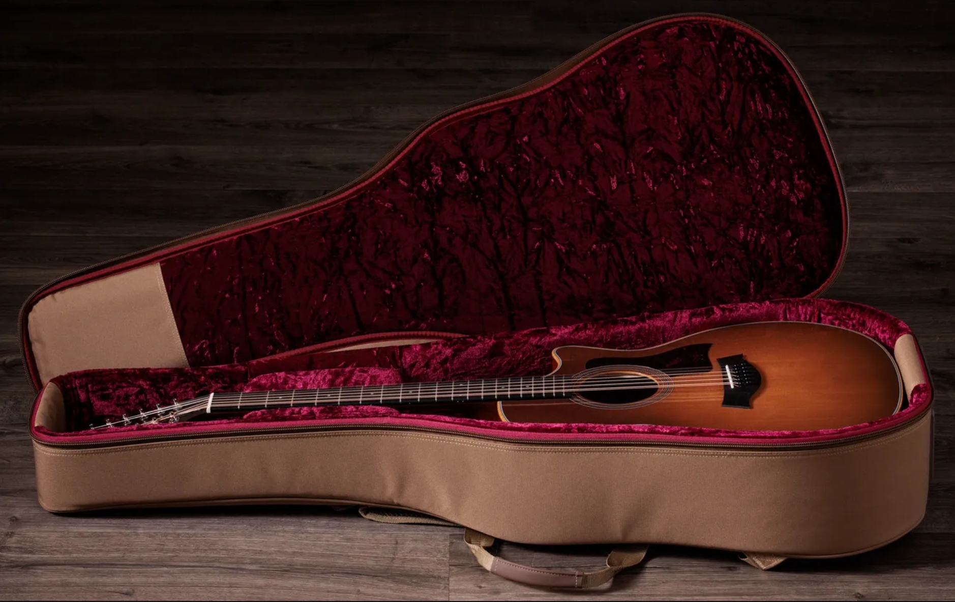 Taylor 354ce Studio Special Edition Grand Auditorium Cw 12c Epicea Sapele Eb Es2 - Honeyburst - Guitarra folk - Variation 7