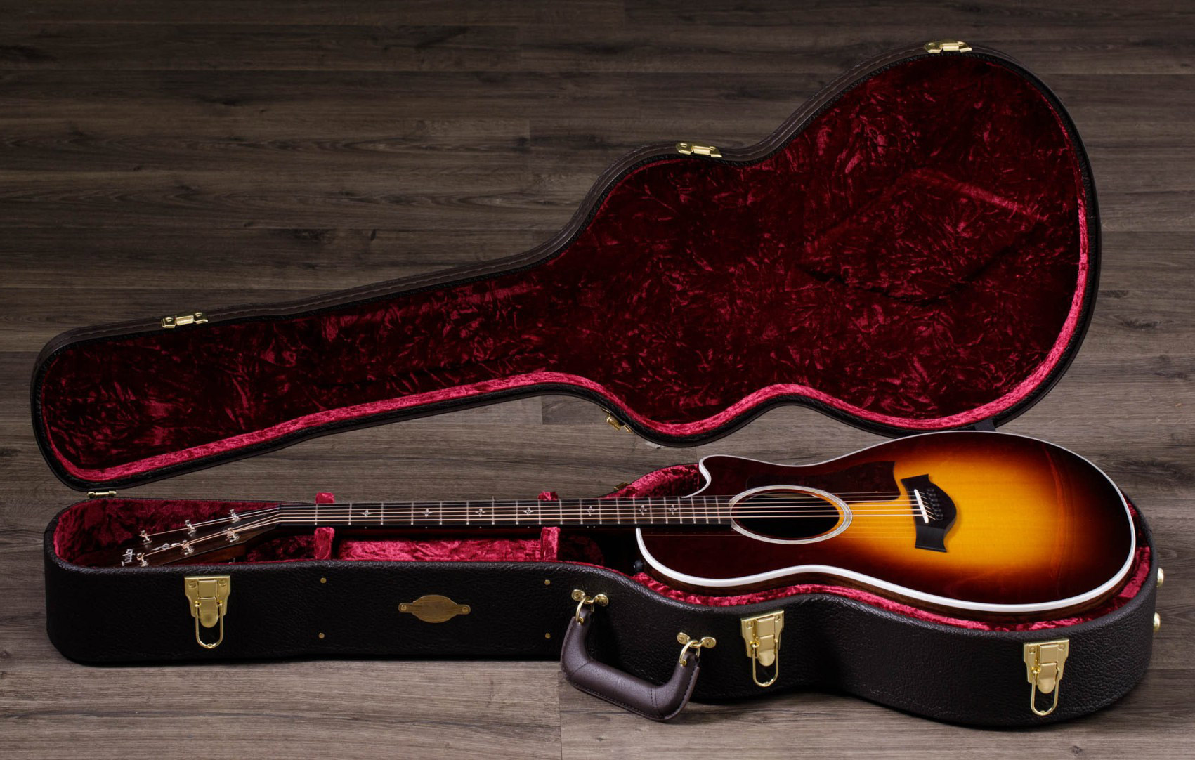 Taylor 412ce Grand Concert Cw Epicea Palissandre Eb Es2 - Tobacco Sunburst Top - Guitarra electro acustica - Variation 8