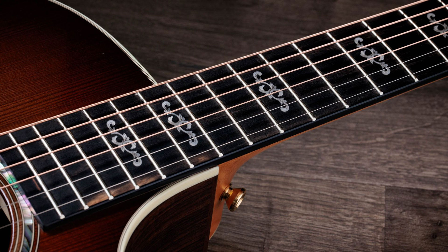 Taylor 414ce 50th Anniversary Special Ed. Grand Auditorium Cw Sinker Redwood Palissandre Eb Es2 - Shaded Edgeburst - Guitarra folk - Variation 4