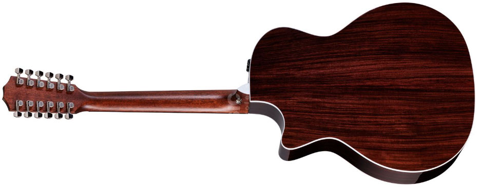 Taylor 454ce-r Grand Auditorium Cw 12c Epicea Palissandre Eb Es 2 - Tobacco Sunburst - Guitarra folk - Variation 1