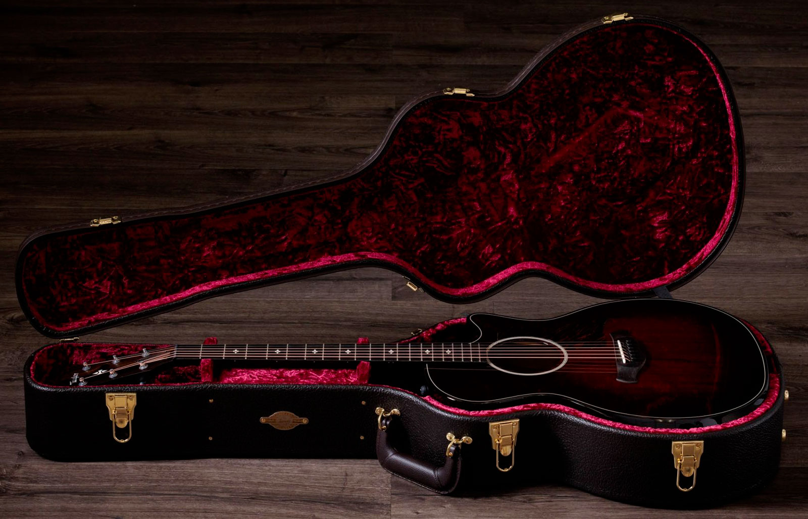 Taylor 524ce Builder's Edition Grand Auditorium Cw Acajou Frene Eb Es2 - Kona Burst - Guitarra folk - Variation 9