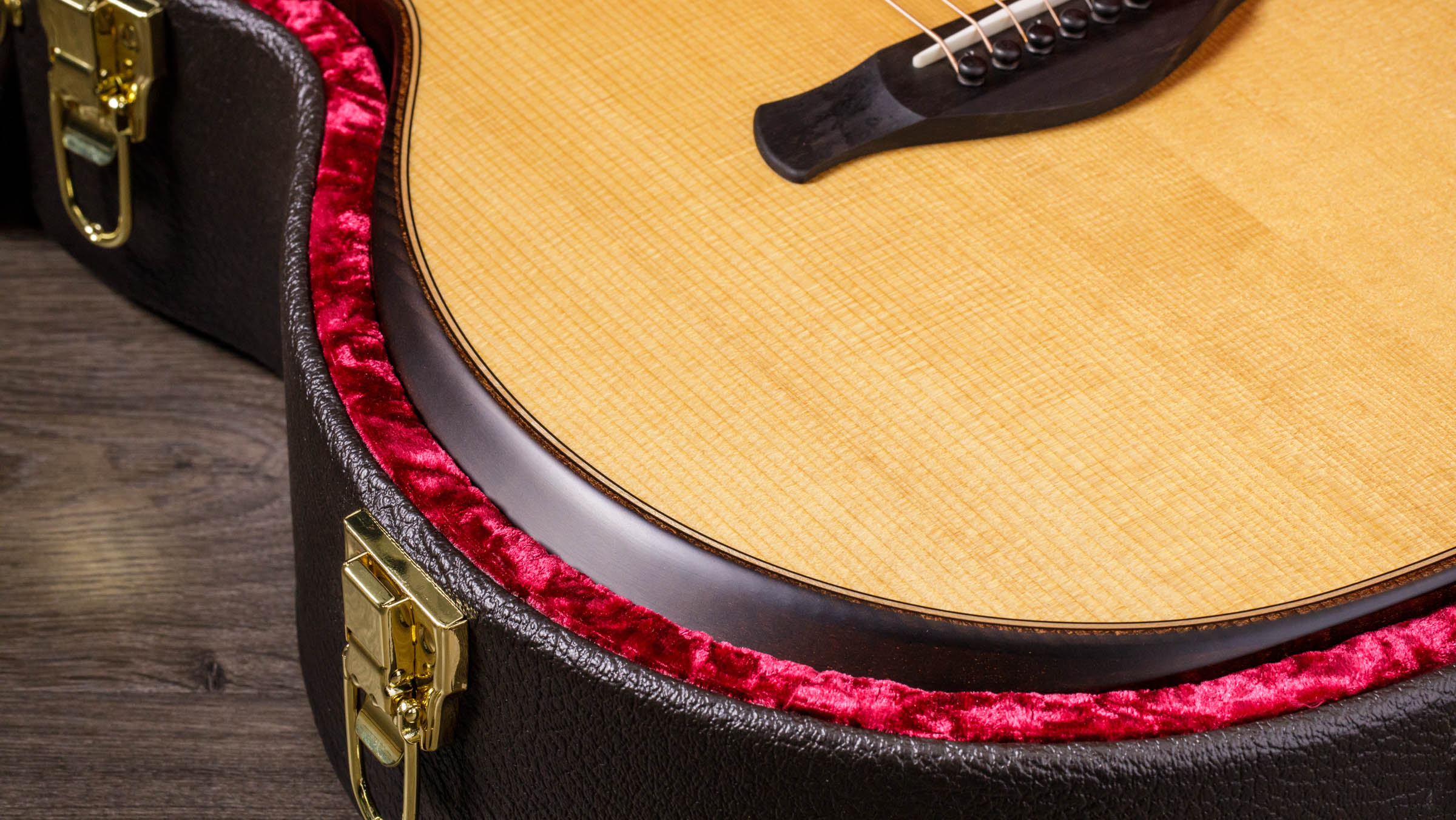 Taylor 614ce Builder's Edition V-class Grand Auditorium Cw Epicea Erable Eb Es2 - Natural Top & Wild Honey Burst - Guitarra folk - Variation 3